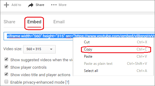 Download embedded audio with chrome browser